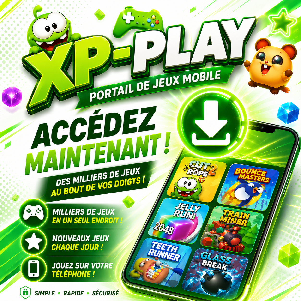 Sélection de jeux mobiles XP-Play